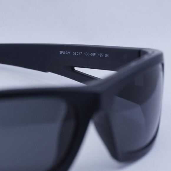 🕶️ New Prada Sport PS02YS 1BO06F Sunglasses - Matte Black Frame, Grey Lenses - Picture 4 of 11